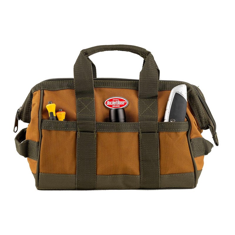 Bucket Boss Gatemouth 12 Tool Bag in Brown, 60012, 7 liters - Image 3